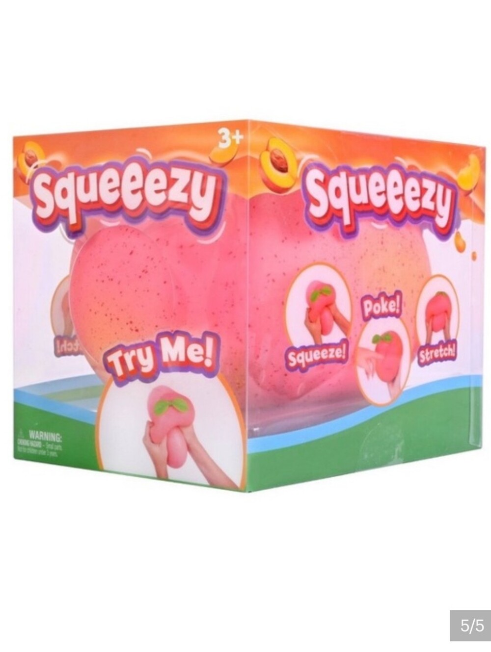 SHIPS TODAY! Peach TikTok Viral Sunny Days Squeezy Squishy Sensory Easter Toy